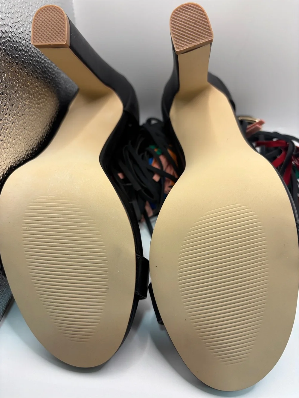 Privileged black heeled